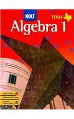 Holt Algebra 1 9780030416583