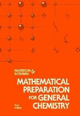 Math Prepartn Gener Chem PB 2E 9780030601194