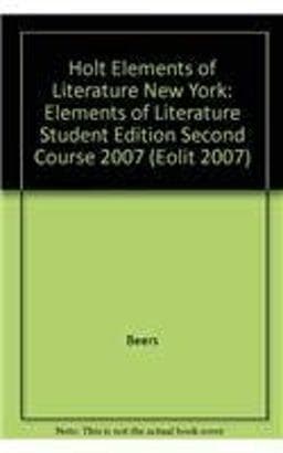 Holt Elements of Literature New York 9780030793226