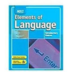 Holt Elements of Language 9780030796777