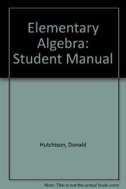 Student Solutions Manual to Accompany Elementary Algebra 9780070626003