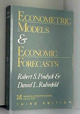 Econometric Models and Economic Forecasts 9780071008662