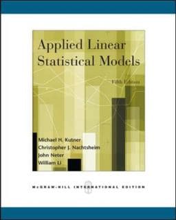 Applied Linear Statistical Models 9780071122214