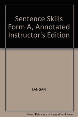 Sentence Skills 9780072381337