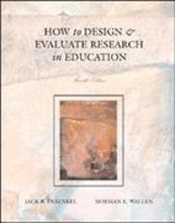 How to Design and Evaluate Research in Education 9780072423877