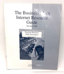 Business Math Internet Resource Guide 9780072537437