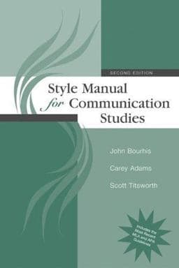 Style Manual for Communication Studies 9780073534206