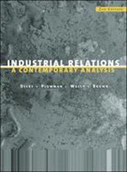 Industrial Relations 9780074709757
