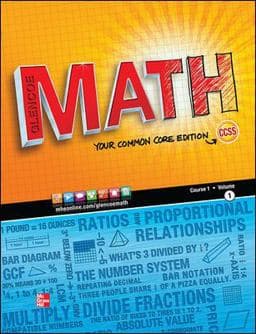 Glencoe Math, Course 1, Student Edition, Volume 1 9780076605538