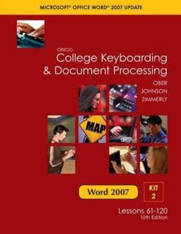 Gregg College Keyboarding and Document Processing Microsoft Office Word 2007 Update 9780077212551
