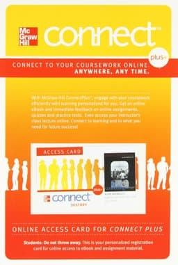 Connect Plus Two-Term Access Card for American History 9780077379551