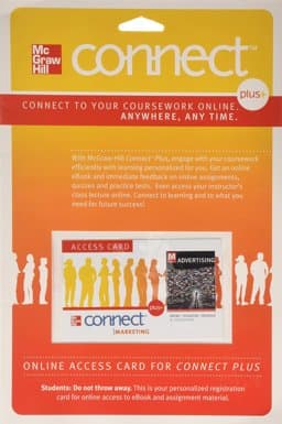 Connect Plus Access Code Card for M: Advertising 9780077480905