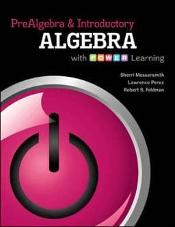 Prealgebra and Introductory Algebra with P. O. W. E. R. Learning 9780077736859