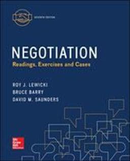 Negotiation: Readings, Exercises, and Cases 9780077862428