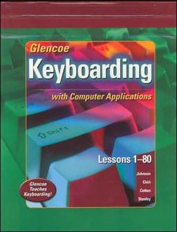 Glencoe Keyboarding with Computer Applications 9780078602429