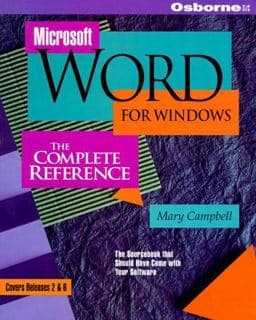 Word for Windows 2 9780078819483