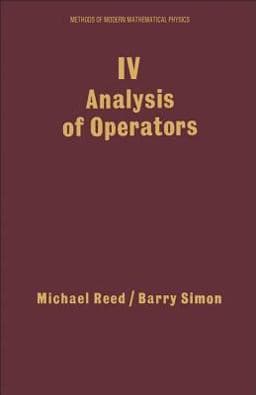 IV: Analysis of Operators 9780125850049