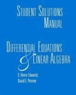 Differential Equations and Linear Algebra 9780130910516