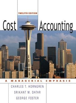 Cost Accounting 9780131495388