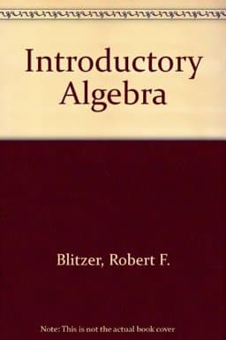 Introductory Algebra 9780131549388