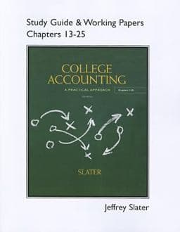 Study Guide and Working Papers for College Accounting Chapters 13 - 25 9780132772167
