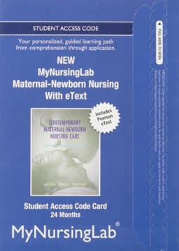 Contemporary Maternal-Newborn Nursing 9780133350425