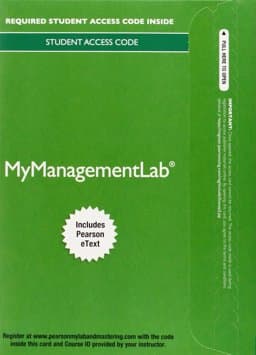 MyManagementLab with Pearson EText -- Access Card -- for Management 9780133935738