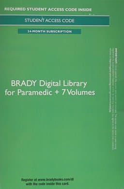Paramedic Digital Library 9780133936100