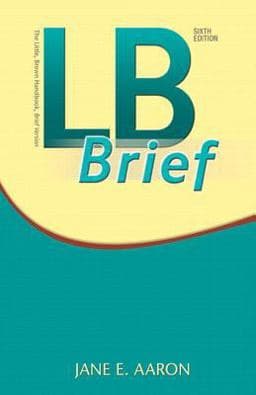 LB Brief with Tabs Plus MyWritingLab with Pearson EText -- Access Card Package 9780134140186