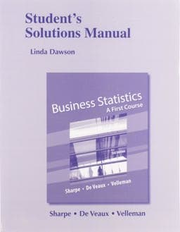 Student Solutions Manual for Business Statistics 9780134140346