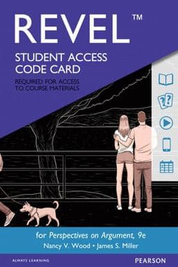 Revel for Perspectives on Argument -- Access Card 9780134430041