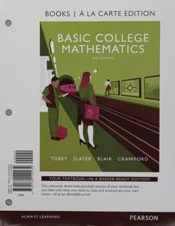 Basic College Mathematics, Books a la Carte Edition PLUS Mylab Math 9780134582047