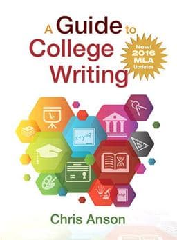 Guide to College Writing, a, MLA Update Edition 9780134679419
