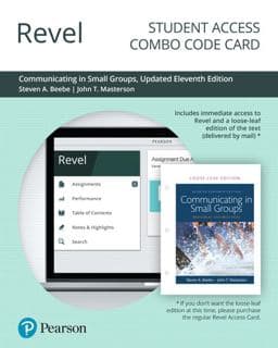 Revel for Communicating in Small Groups 9780135203859