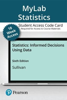MyLab Statistics with Pearson EText -- Access Card -- for Statistics 9780135780275