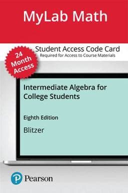 Intermediate Algebra for College Students -- Mylab Math with Pearson EText Access Code 9780136679196