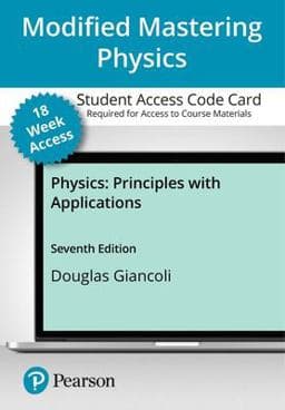 Modified MasteringPhysics with Pearson EText -- Access Card -- for Physics 9780137313716