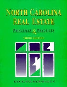 North Carolina Real Estate Principles and Practices 9780137776405