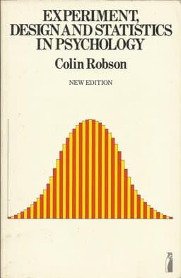 Experiment, Design and Statistics in Psychology 9780140804638