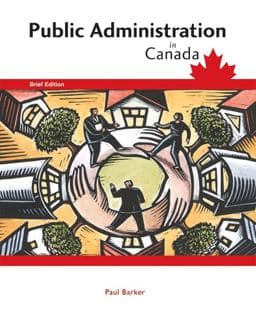 Public Administration in Canada 9780176251376