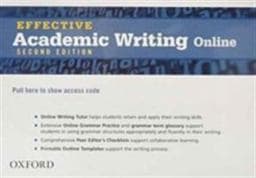 Effective Academic Writing 9780194323505