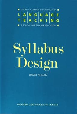 Language Teaching: Syllabus Design 9780194371391