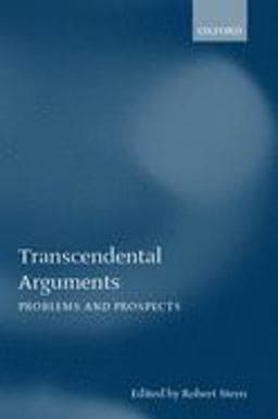 Transcendental Arguments 9780199261567