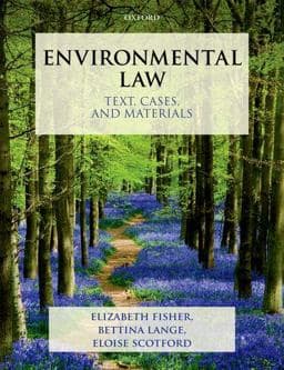 Environmental Law: Text, Cases and Materials 9780199270880