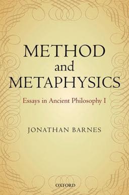 Method and Metaphysics 9780199577514