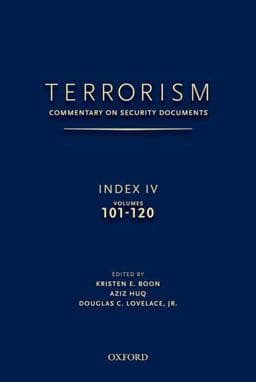 Terrorism: Commentary on Security Documents Index IV 9780199758999