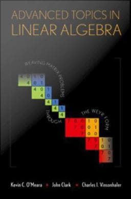Advanced Topics in Linear Algebra 9780199878178