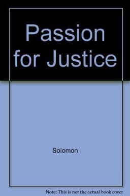 A Passion for Justice 9780201129663