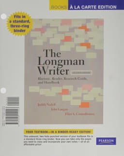 The Longman Writer 9780205114443