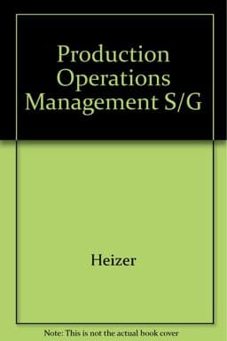 Production Operations Management S/G 9780205140541